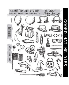 Stampers Anonymous Cling Stamps Crazy Things (CMS237)