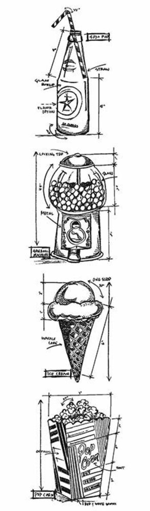 Stampers Anonymous Cling Stamps Strip Treats (THMB016)
