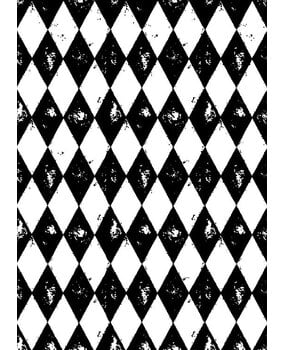 Stampers Anonymous Cling Components Stamps Harlequin (COM010)