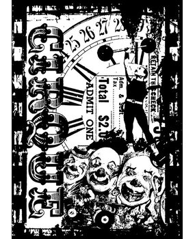 Stampers Anonymous Cling Components Stamps Circus Freak (COM034)