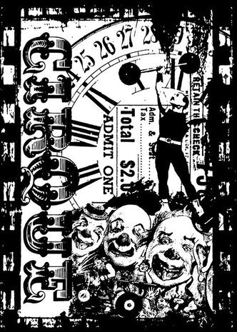 Stampers Anonymous Cling Components Stamps Circus Freak (COM034) Stampers Anonymous Cling Components Stamps Circus Freak (COM034)