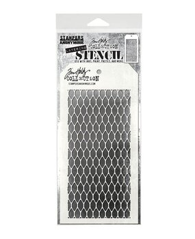 Stampers Anonymous Tim Holtz Mesh Layering Stencil (THS041)