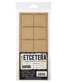 Stampers Anonymous Tim Holtz Etcetera Tiles Mosaic (THETC019)