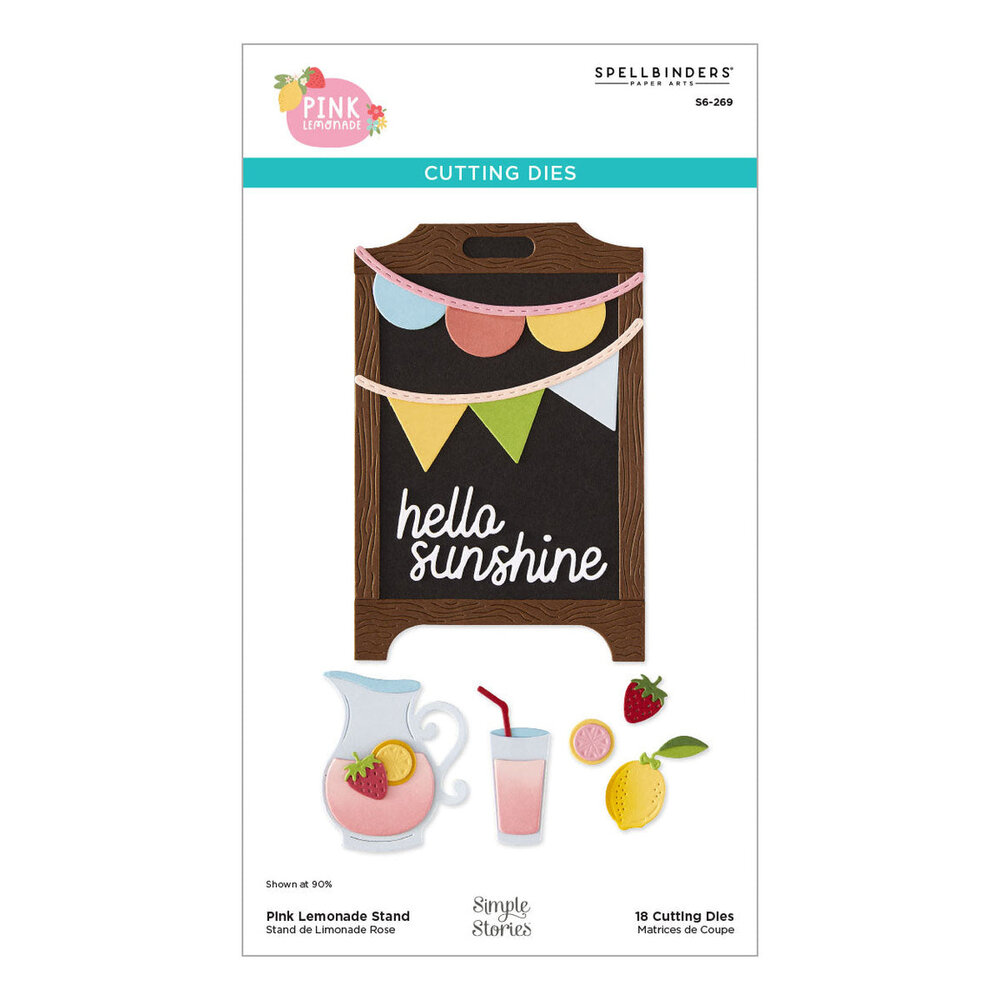 Spellbinders PRE-ORDER Pink Lemonade Stand Dies (S6-269)