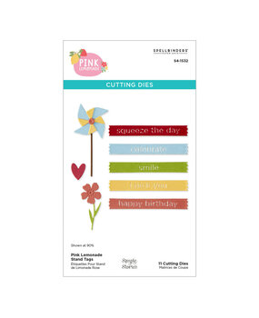 Spellbinders Pink Lemonade Stand Tags Dies (S4-1532)