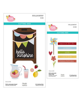 Spellbinders PRE-ORDER Pink Lemonade Dies Bundle (BD-1063)