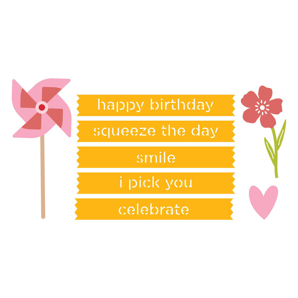 Spellbinders Pink Lemonade Dies Bundle (BD-1063)