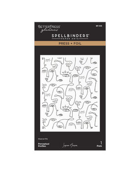 Spellbinders PRE-ORDER All My Senses Perceptual Profiles Press Plates (BP-339)