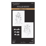 Spellbinders All My Senses Whisper Weave Press Plate & Die Set (BP-340)