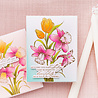 Spellbinders Yana's Tulips Tulips and Daffodils BetterPress and Stencil Bundle (BD-1072)