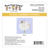 Spellbinders House-Mouse Designs Dandelion Dreams Cling Rubber Stamp (RSC-068)