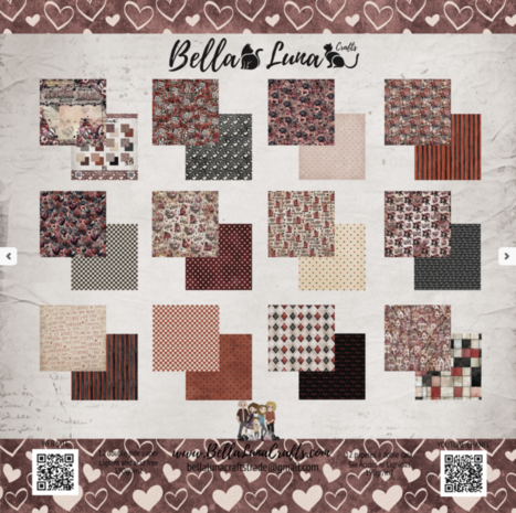 Bella Luna Crafts Monster Love Basics 12x12 Inch Collection Pack (BLC-0070)