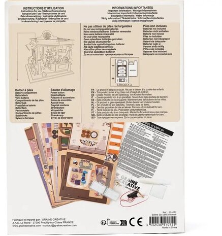 Graine Creative 3D Miniature My Little Coffee Shop