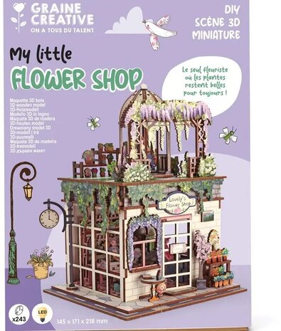 Graine Creative 3D Miniature My Little Flower Shop