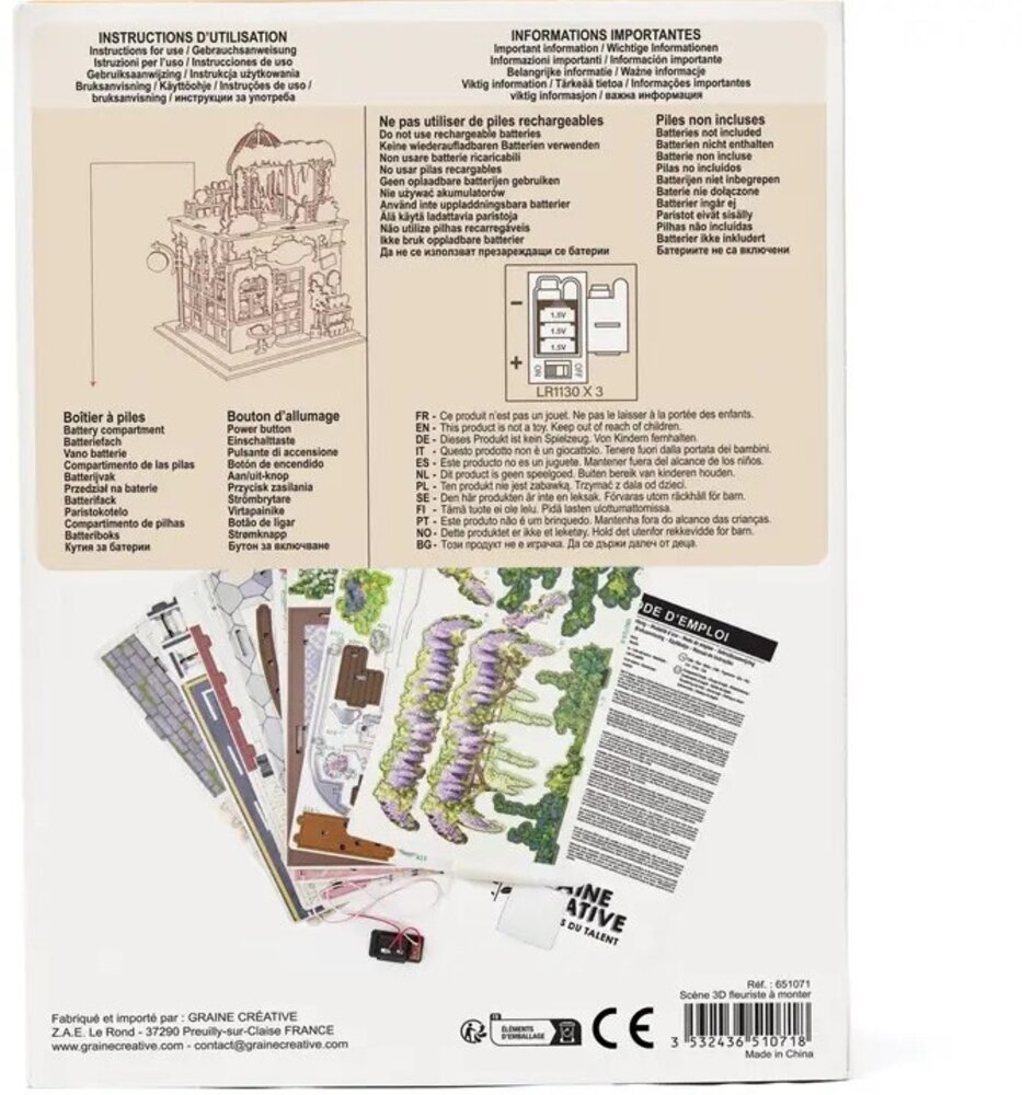 Graine Creative 3D Miniature My Little Flower Shop