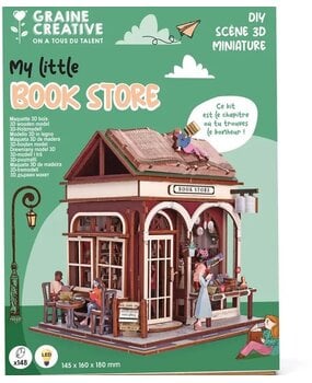 Graine Creative 3D Miniature My Little Book Store