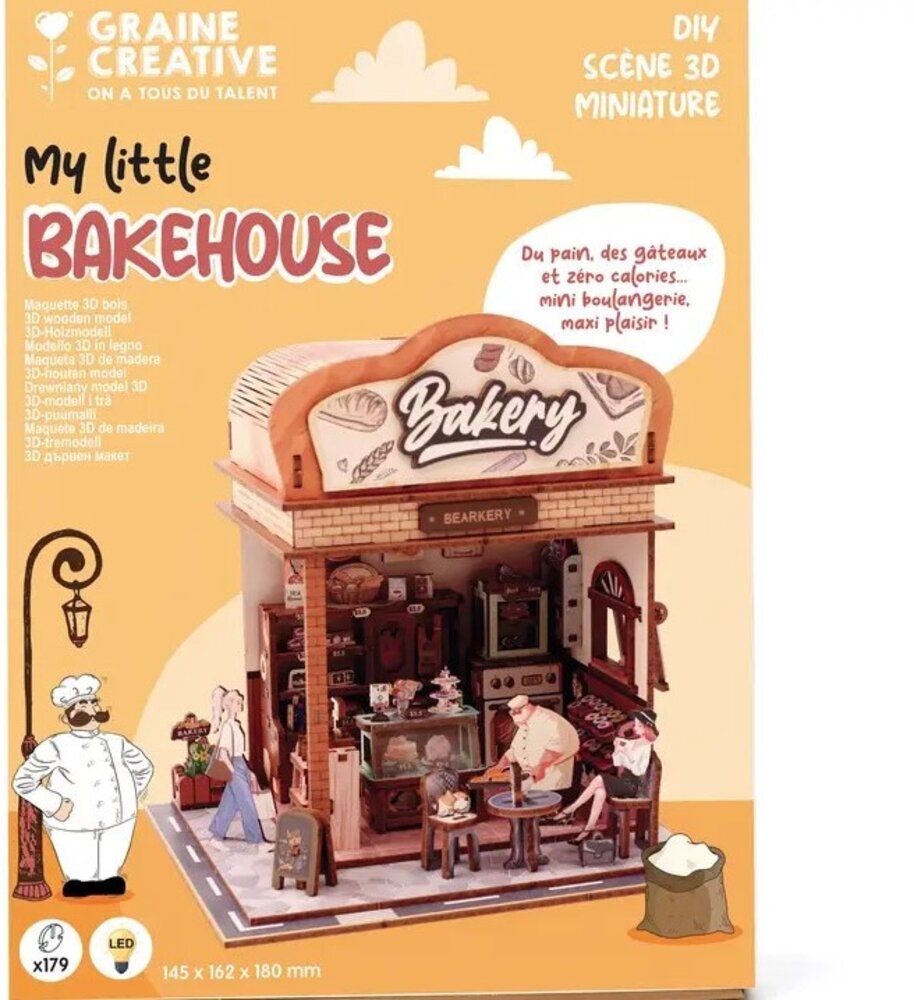 Graine Creative 3D Miniature My Little Bakehouse