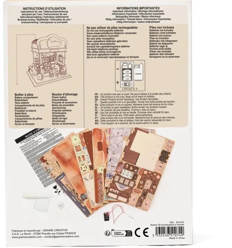 Graine Creative 3D Miniature My Little Bakehouse