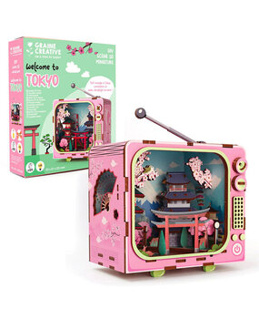 Graine Creative 3D Miniature TV Welcome to Tokyo
