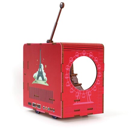 Graine Creative 3D Miniature TV Welcome to Paris