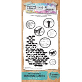 Text{ures} Beneath the Brambles 4x8 Inch Clear Stamp Set Background Elements (TEXCS0002)