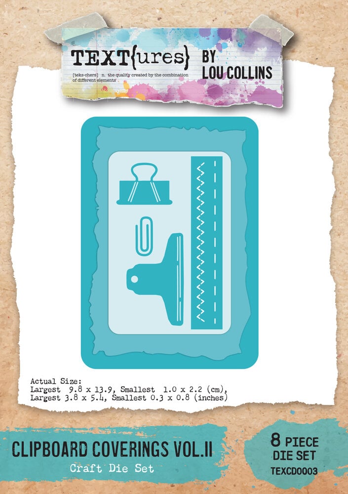 Text{ures} Beneath the Brambles Die Set Clipboard Coverings Vol.II (TEXCD0003)
