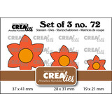 Crealies Set Dies Flowers (CLSET72)