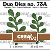 Crealies Duo Dies Blaadjes Gespiegeld (CLDD73a)