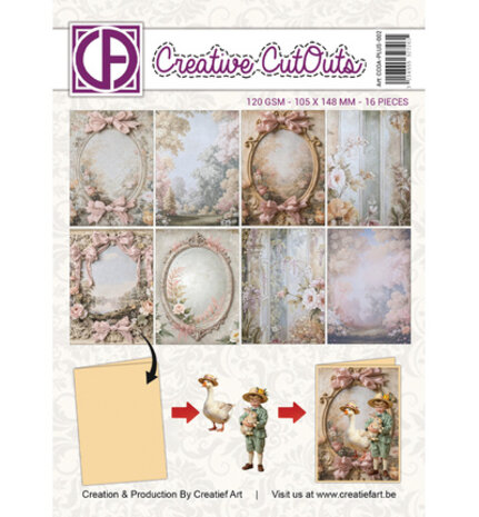 Creatief Art Victorian Dreams A6 Collage Paper (CCOA-PLUS-002)