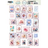Berrie's Beauties Dragonflies Push Out Postage Stamps (SB11119)