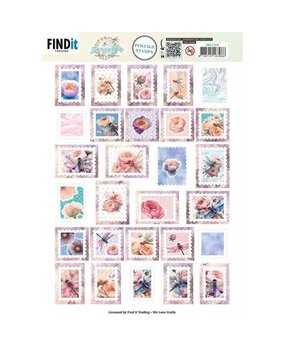 Berrie's Beauties Dragonflies Push Out Postage Stamps (SB11119)