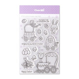 Impronte d'Autore Easter Train Clear Stamp (2713-CLEM-D)