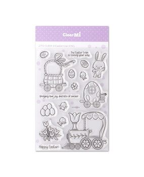 Impronte d'Autore Easter Train Clear Stamp (2713-CLEM-D)