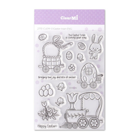 Impronte d'Autore Easter Train Clear Stamp (2713-CLEM-D)