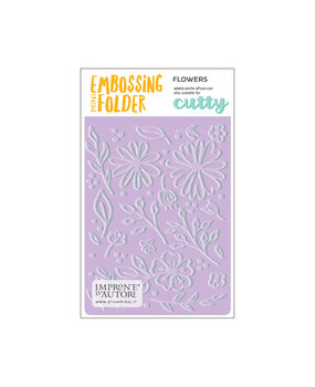 Impronte d'Autore Mini Embossing Folder Flowers