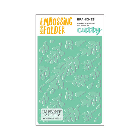 Impronte d'Autore Mini Embossing Folder Branches