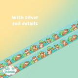 Art of Xodosch Otter Silver Foil Washi Tape 15mm