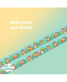 Art of Xodosch Otter Silver Foil Washi Tape 15mm