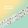 Art of Xodosch Doodle Silver Foil Washi Tape 15mm