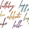 Sizzix Thinlits Die Set Handwritten Celebrate (660215)