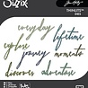 Sizzix Thinlits Die Set Handwritten Journey (660217)
