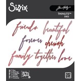 Sizzix Thinlits Die Set Handwritten Love (660218)