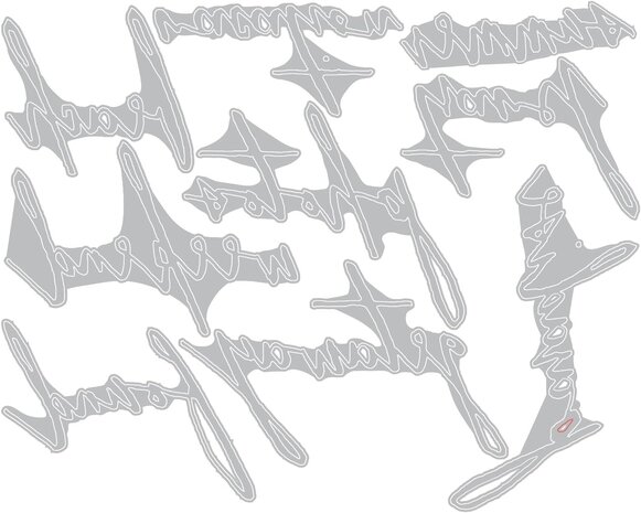 Sizzix Thinlits Die Set Handwritten Vacation (661286)