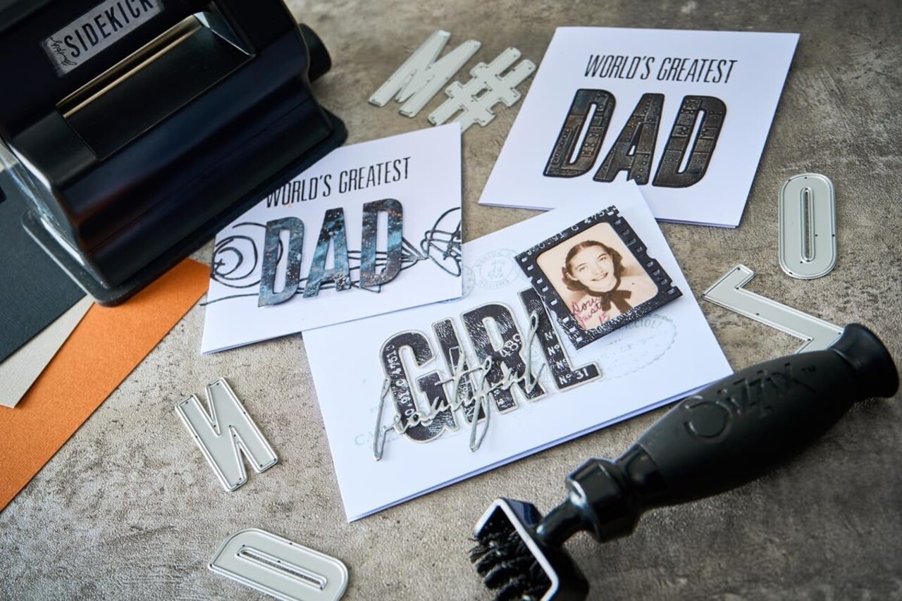 Sizzix Thinlits Die Set Alphanumeric Bulletin (666281)