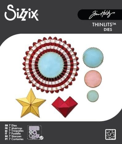 Sizzix Thinlits Die Set Vault Rosettes (666567)