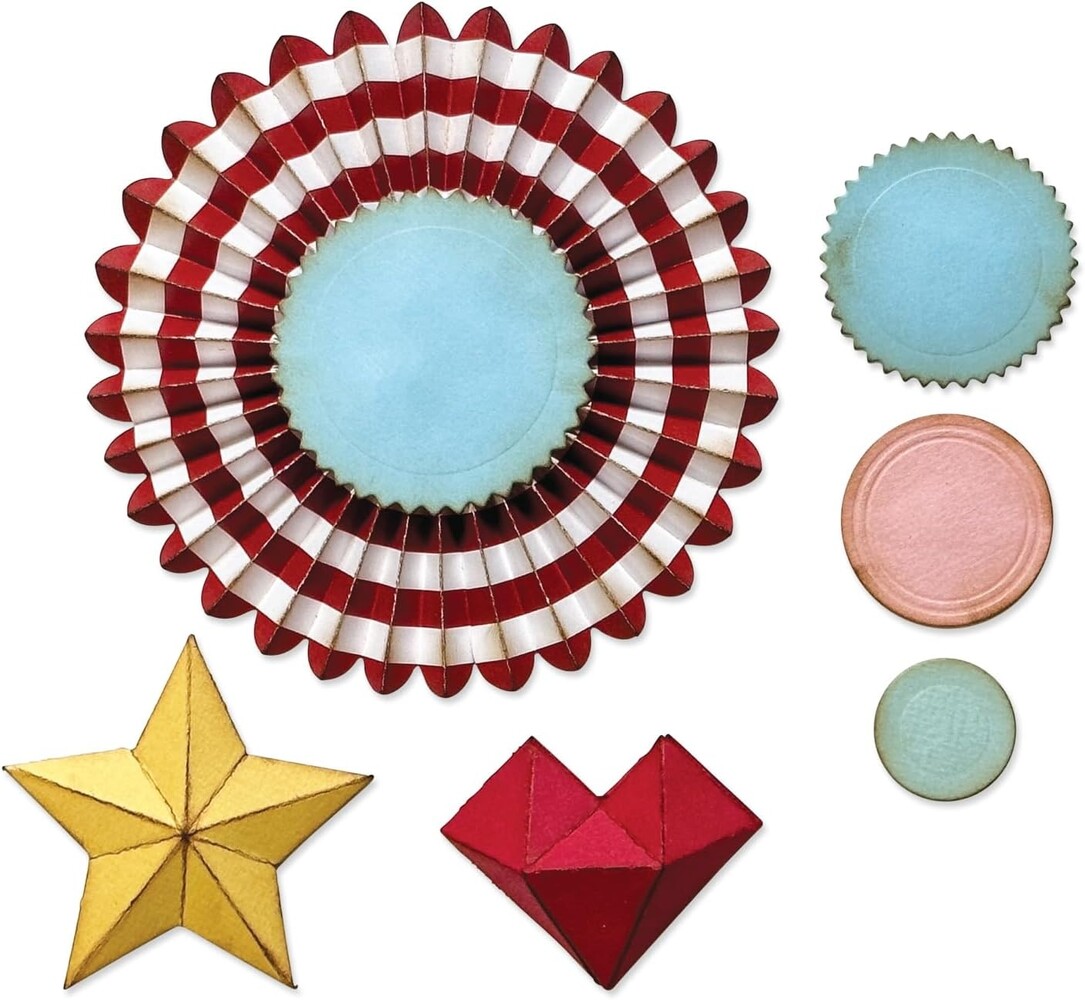 Sizzix Thinlits Die Set Vault Rosettes (666567)