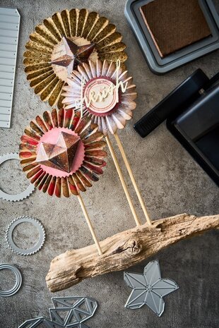 Sizzix Thinlits Die Set Vault Rosettes (666567)