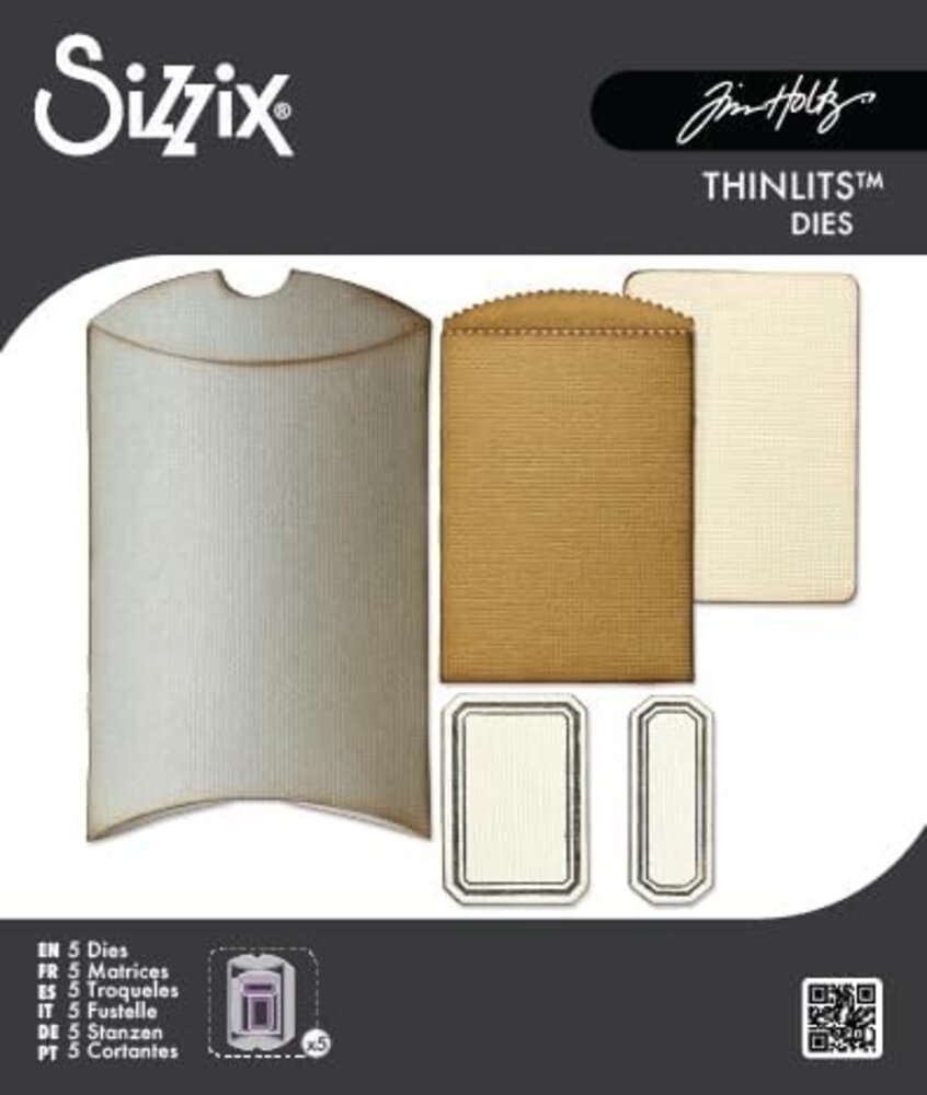 Sizzix Thinlits Die Set Vault Pillow Box + Bag (666568)