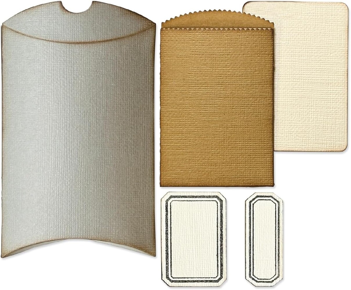 Sizzix Thinlits Die Set Vault Pillow Box + Bag (666568)