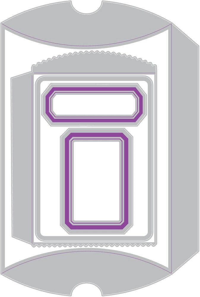 Sizzix Thinlits Die Set Vault Pillow Box + Bag (666568)